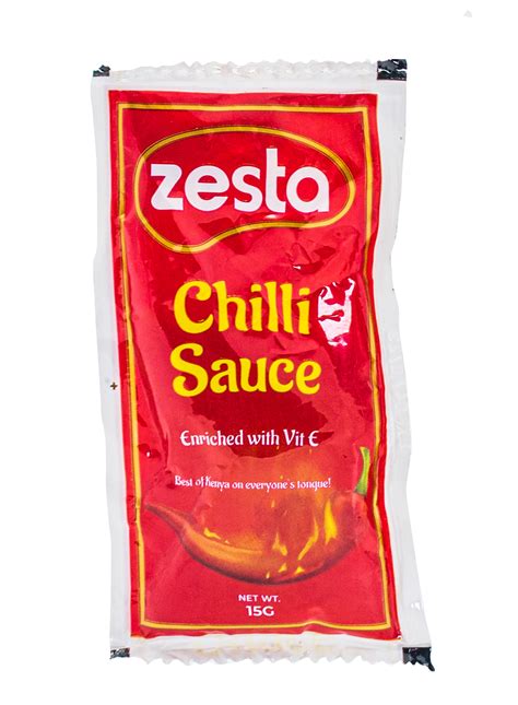 Zesta Chilli Sauce G Sachet Raisons Distributors Ltd