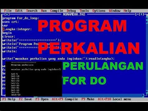 Tutorial Membuat Program Perkalian Youtube