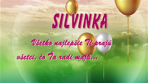 Meniny Silvia Silvuška Silvinka Silva 27 August Pozdrav K Meninám