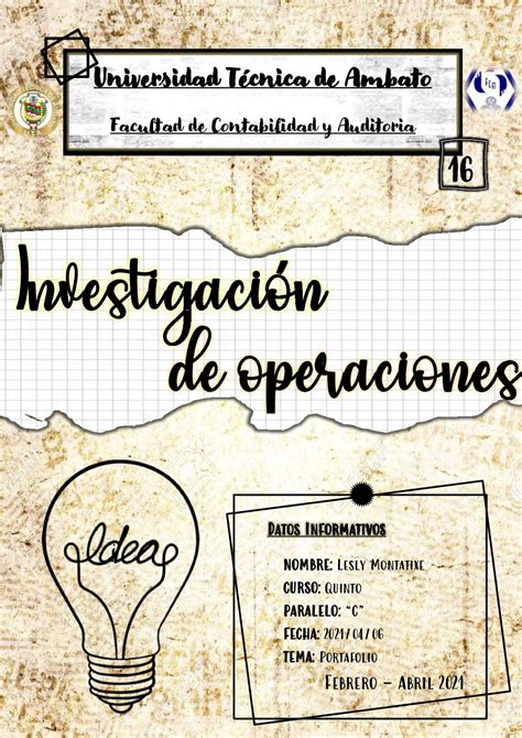 Calaméo Portafolio Investigación De Operaciones