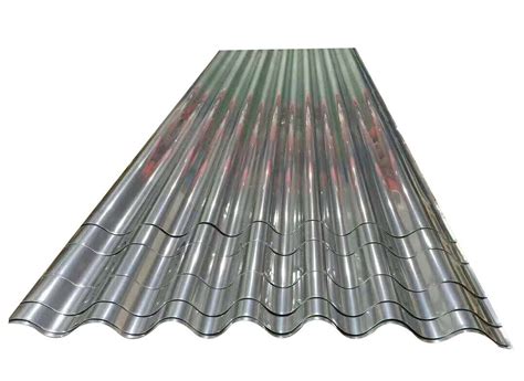 Corrugated Metal Roof Plate Zinc40g Hot Dipped Steel Plate Corrugated