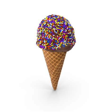 Ice Cream Cone with Sprinkles PNG Images & PSDs for Download ...