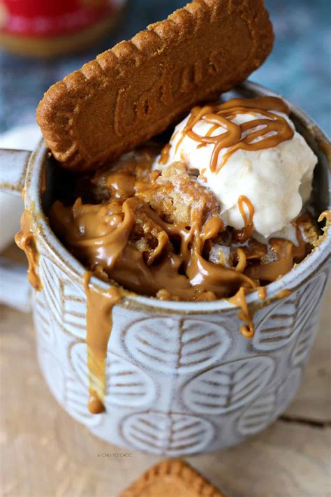 1 Minute Biscoff Mug Cake Chili To Choc