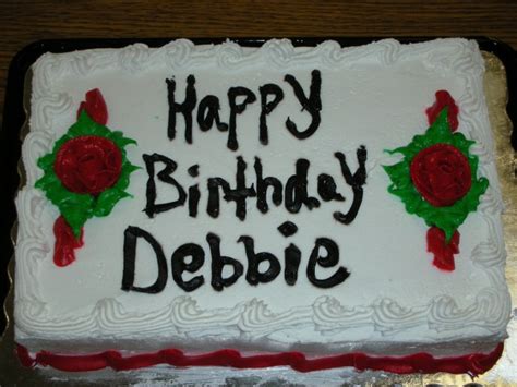 27+ Awesome Image of Happy Birthday Debbie Cake - entitlementtrap.com