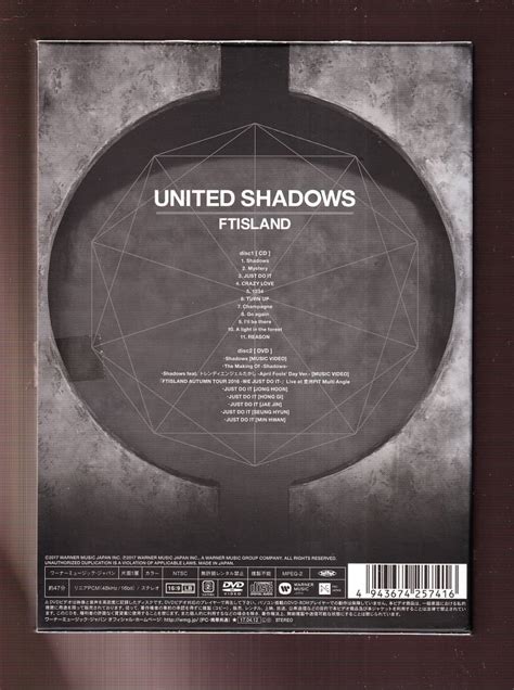 代購代標第一品牌－樂淘letao－da 中古 音楽cd 24 Ftisland United Shadows 初回限定盤a（cd Dvd） Wpzl 31274