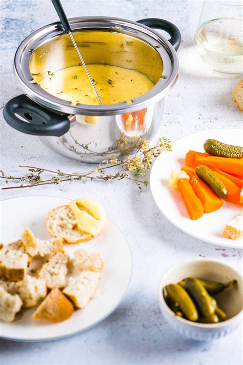 Käse Fondue mit Milch oder Wein für den Thermomix