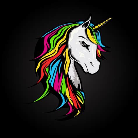 Premium Vector | Angry unicorn illustration