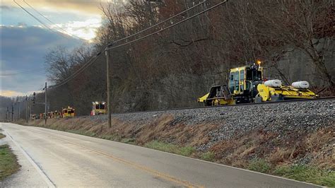 Csx Mow Equipment And Other Trains Youtube