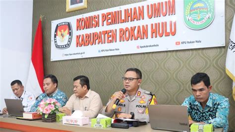 Antisipasi Kericuhan Penetapan Calon Bupati Rohul Polres Jaga Ketat