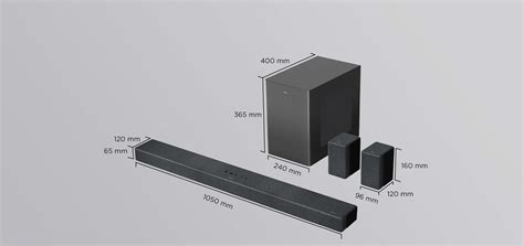 TCL Soundbar X937U 7 1 4 Channel Dolby Atmos Soundbar TCL Global