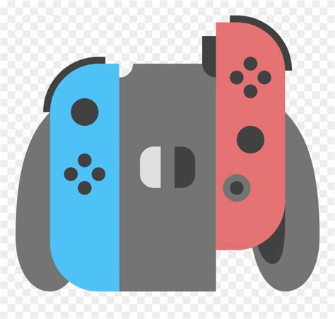 Nintendo Clipart Nintendo Controller - Nintendo Switch Controller Cartoon - Png Download ...