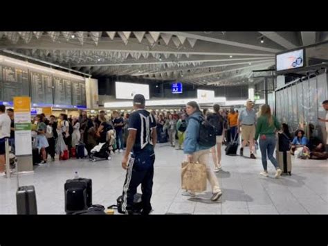 Unwetter Legen Frankfurter Flughafen Lahm YouTube