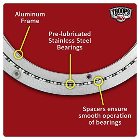 Troops Bbq Lazy Susan Bague De Plateau Tournant Mat Riel De Roulement