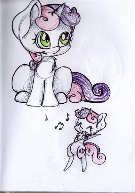 2135599 Safe Artist Cutepencilcase Sweetie Belle Pony Bipedal