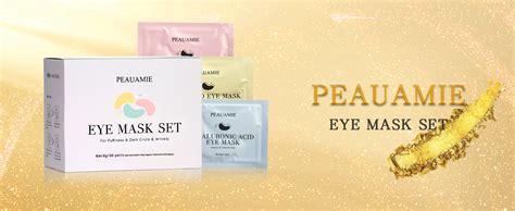 Amazon PEAUAMIE Under Eye Patches Gold And Hyaluronic Acid For