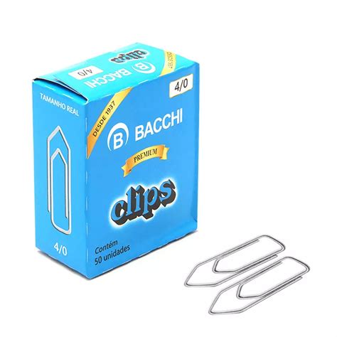 Clips Galvanizado A O Bacchi Caixa Unidades