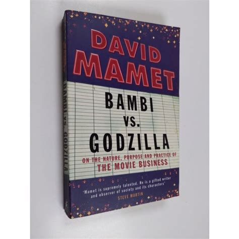 Osta Mamet Bambi Vs Godzilla On The Nature Purpose And Practice Of