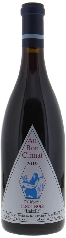 Pinot Noir Isabelle 2019 Au Bon Climat Best Of Wines