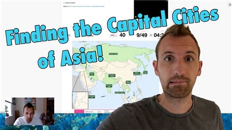 Sporcle: Finding the Capital Cities of Asia! - YouTube