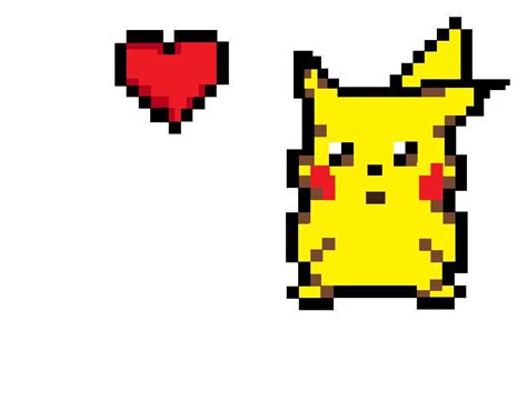 8 Bit Pikachu By Timelorderin On Deviantart