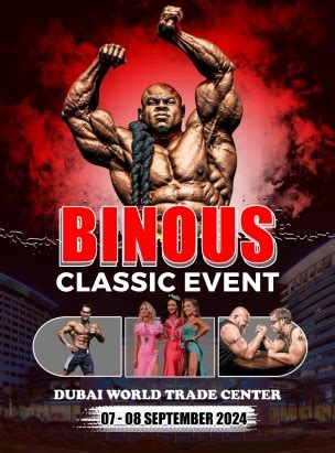 Tickets To Binous Classic Bodybuilding Competition In Dubai Virgin