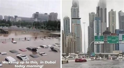 Dubai Banjir Ratusan Mobil Mewah Terendam