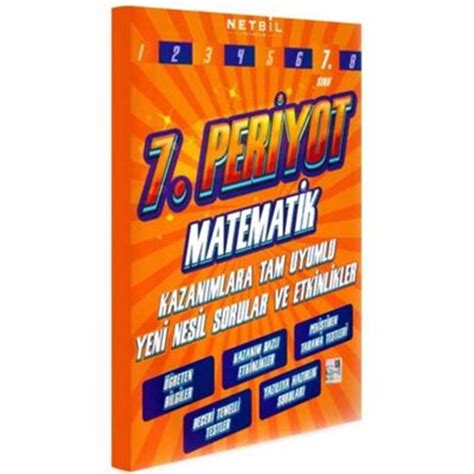 Netbil Yayıncılık 7 Sınıf Periyot Matematik Etkinlikli Soru Bankası