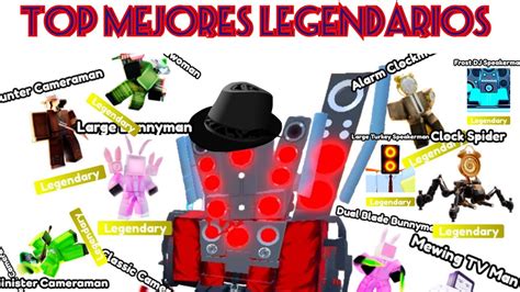 TOP MEJORES LEGENDARIOS DE TTD EN ENDLES Tu Pana Hyper YouTube