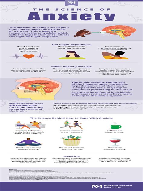 Science of Anxiety - Infographic | PDF | Anxiety | Serotonin