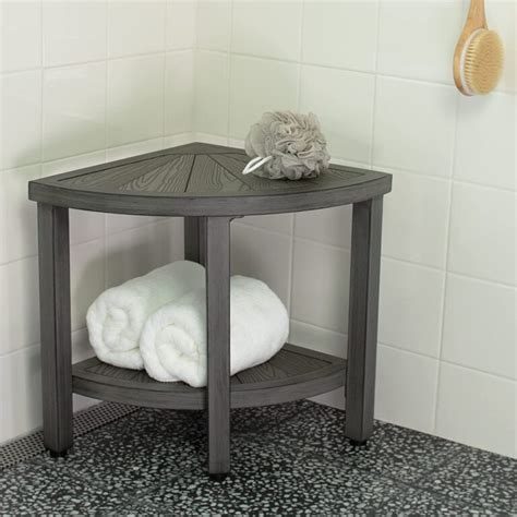 Teak Corner Shower Seat for your bathroom - Best Teak Shower furniture