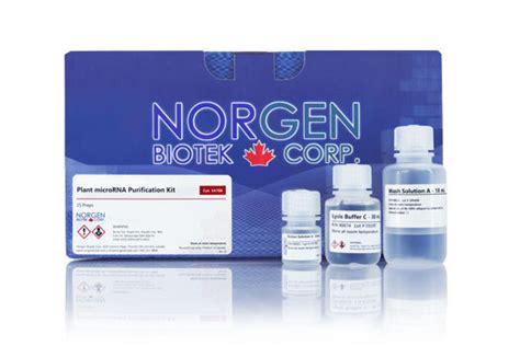 Plant Microrna Purification Kit Norgen Biotek Corp