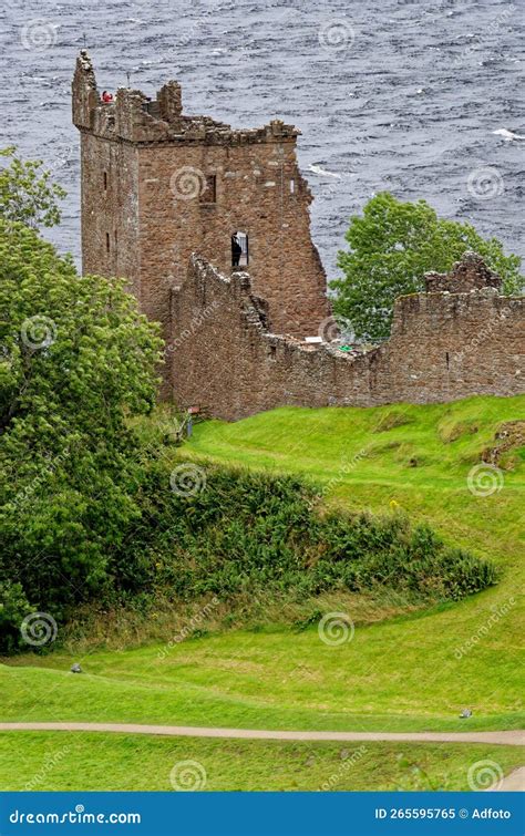 Ruins Of Urquhart Castle Loch Ness Scotland Stock Image Image Of