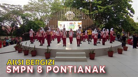 Gerakan Aksi Bergizi Di Sekolah Smpn 8 Pontianak Promkes Dkkp