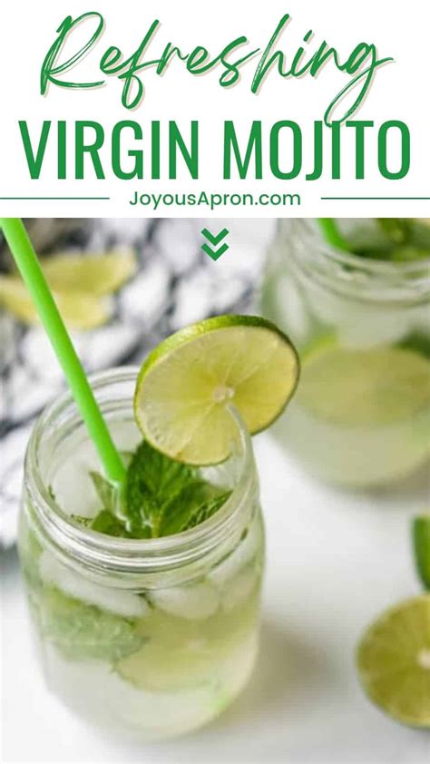 Mojito Mocktail Virgin Mojito Joyous Apron