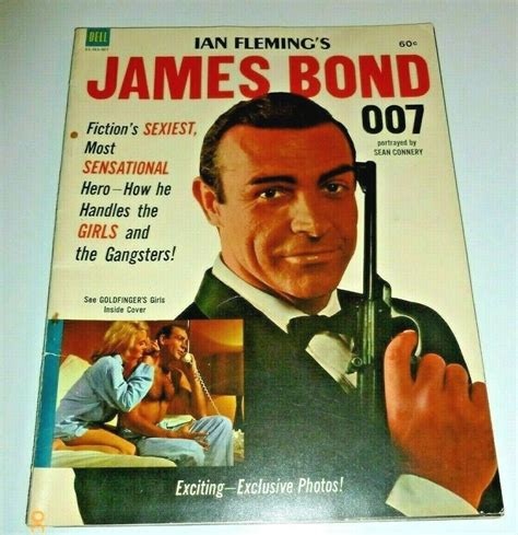 Sean Connery Ian Flemings James Bond 007 Magazine DELL 1964 Goldfinger