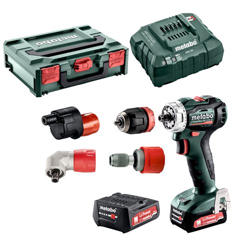 Metabo Akku Bohrschrauber Powermaxx Bs Bl Q Akkus Lader Aufs Tze