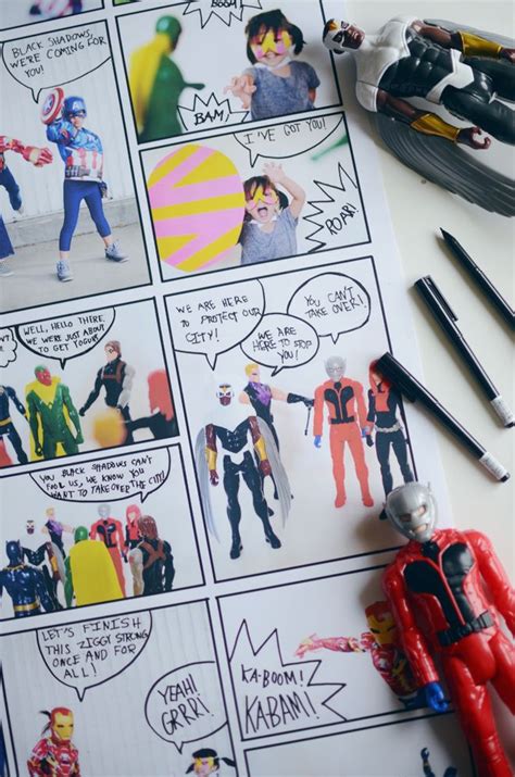 making our comic strip | Comic books diy, Comic book superheroes, Comic ...