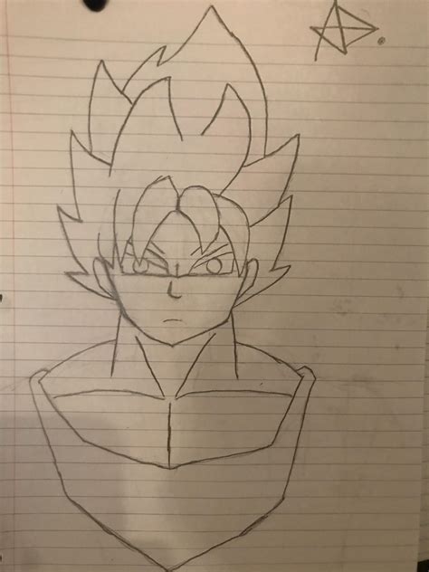 How To Draw Goku Ultra Instinct Really Easy Drawing Tutorial Atelier