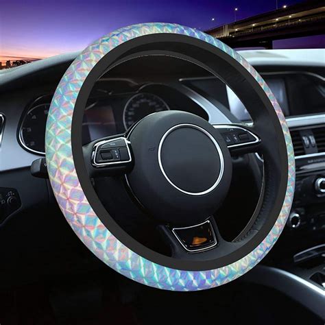 Holographic Car Steering Wheel Cover In The Holo Effect