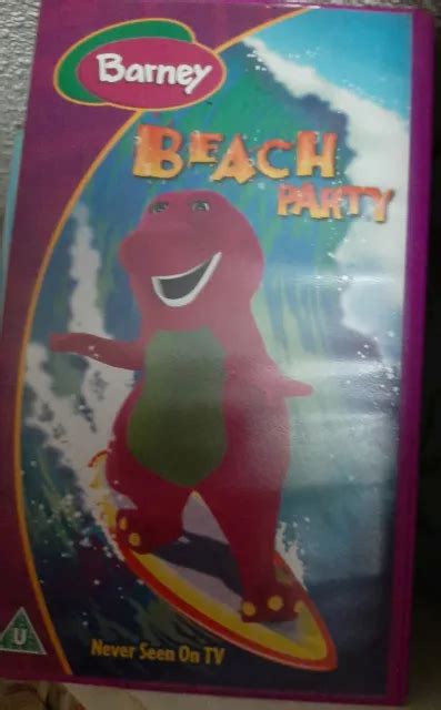 Barney Beach Party Barney The Dinosaur Vhs Pal Video Mins Running 8840 Hot Sex Picture