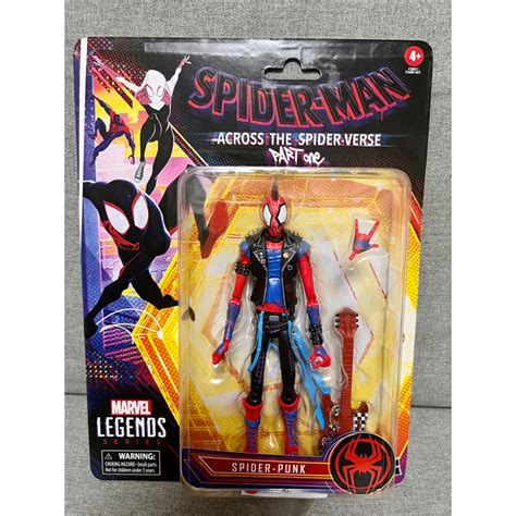 全新現貨 漫威 Marvel Legends 6吋 搖滾蜘蛛人 Spider Punk 龐克蜘蛛人 穿越新宇宙 動畫 蝦皮購物