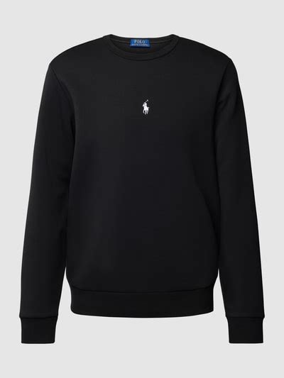 Polo Ralph Lauren Sweatshirt Met Logostitching In Zwart Online Kopen Pandc