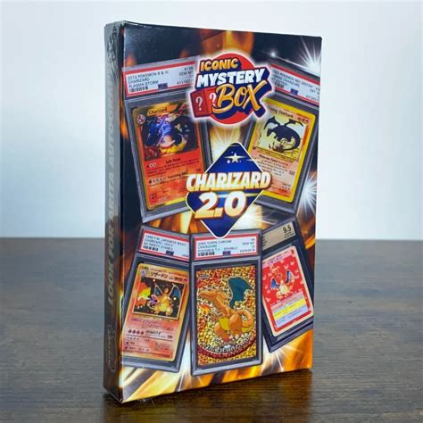 Iconic Mystery Box Charizard 2 0 Graded Card Box Pokémon Mystery