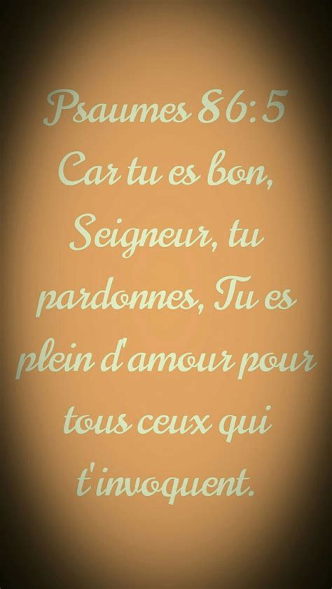 Le pardon de Dieu envers le pénitent Texte biblique Citations