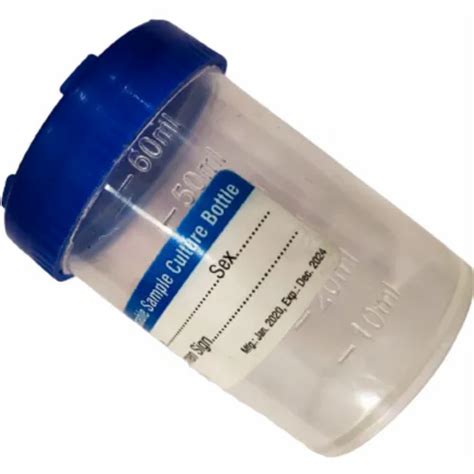 Plastic Urine Sample Container Ml Packaging Type Single Pieces At