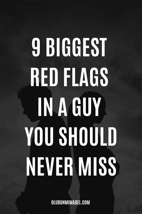 The 9 Biggest Red Flags In A Guy You Cant Afford To Miss Toxic Love