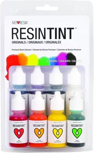 Artresin Kit 8 Colores Pigmentos Tinta Resina Epoxi Epoxica En Venta En