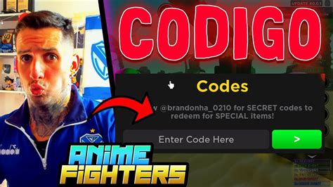 🚨rapido Nuevo Codigo De Anime Fighters Codes Roblox Youtube