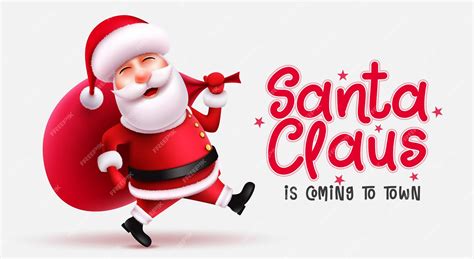 Premium Vector Christmas Santa Character Vector Design Santa Claus