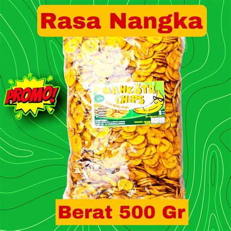 Jual Kripik Pisang Rasa Nangka Isi Gr Produksi Mahkota Chips